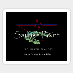 Sailfish Point Florida, Sailfish Capital USA Sticker